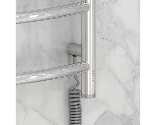 Купить Электрический полотенцесушитель Сунержа Галант 4.0 1200x500 R 00-0831-1250 Хром в магазине сантехники Santeh-Crystal.ru