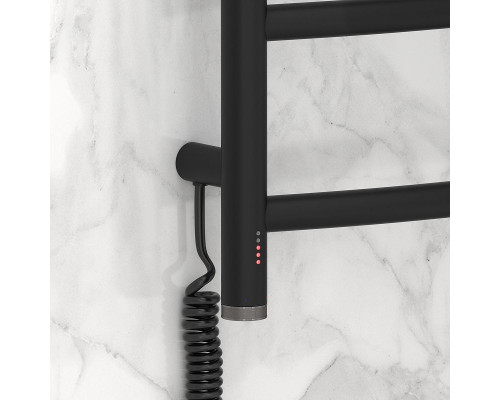 Заказать Электрический полотенцесушитель Сунержа Галант 4.0 600x500 L 31-0830-6050 Черный матовый в магазине сантехники Santeh-Crystal.ru