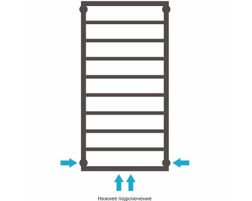Приобрести Водяной полотенцесушитель Сунержа Канцлер 1000х500 00-0254-1050 Хром в магазине сантехники Santeh-Crystal.ru