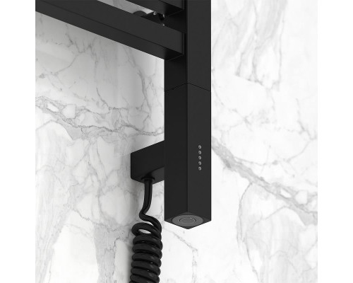 Заказать Электрический полотенцесушитель Сунержа Модус 3.0 1200x500 R 31-5701-1250 Черный матовый в магазине сантехники Santeh-Crystal.ru