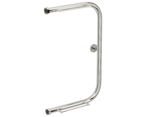 Купить Водяной полотенцесушитель Сунержа П-образный 600х400 00-0004-6040 с двумя полками Хром в магазине сантехники Santeh-Crystal.ru