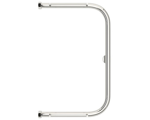 Купить Водяной полотенцесушитель Сунержа П-образный 600х400 00-0004-6040 с двумя полками Хром в магазине сантехники Santeh-Crystal.ru