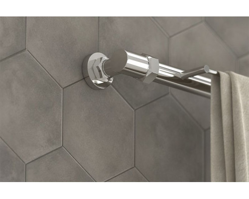 Купить Водяной полотенцесушитель Сунержа П-образный 600х400 00-0004-6040 с двумя полками Хром в магазине сантехники Santeh-Crystal.ru