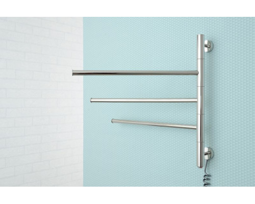 Купить Электрический полотенцесушитель Сунержа Триада 540х585 31-0822-0540 Черный матовый в магазине сантехники Santeh-Crystal.ru