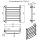 Купить Водяной полотенцесушитель Тругор Блиц ПМ 60x40 Хром в магазине сантехники Santeh-Crystal.ru