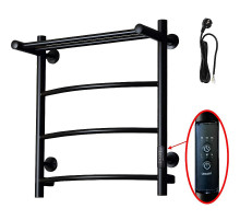 Электрический полотенцесушитель Тругор ПЭК 5П СП 60x50 с полкой Черный