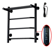 Электрический полотенцесушитель Тругор ПЭК 6П СП 60x50 с полкой Черный