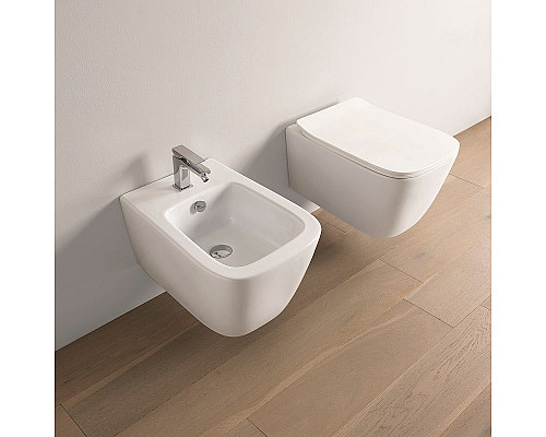 Приобрести Биде Artceram A16 ASB001 01 86 подвесное Белое в магазине сантехники Santeh-Crystal.ru