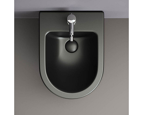 Santeh-Crystal.ru: Биде Ceramica Nova Metropol CN4003MB подвесное Черное Купить Биде Ceramica Nova Metropol CN4003MB подвесное Черное в магазине сантехники Santeh-Crystal.ru