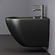 Купить Биде Ceramica Nova Metropol CN4003MB подвесное Черное в магазине сантехники Santeh-Crystal.ru