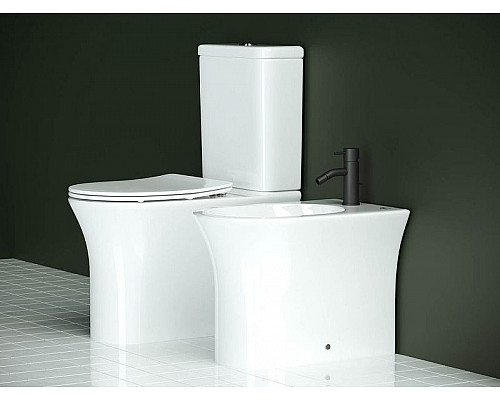 Купить Биде Ceramica Nova Star CN1906 Белое в магазине сантехники Santeh-Crystal.ru