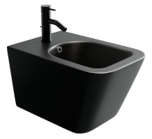 Биде Ceramicanova Metric CN3008MB подвесное Черное матовое