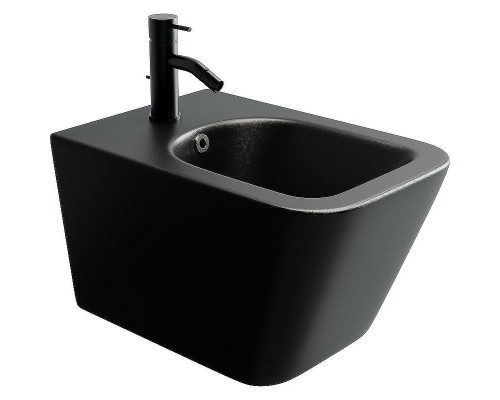 Биде Ceramicanova Metric CN3008MB подвесное Черное матовое