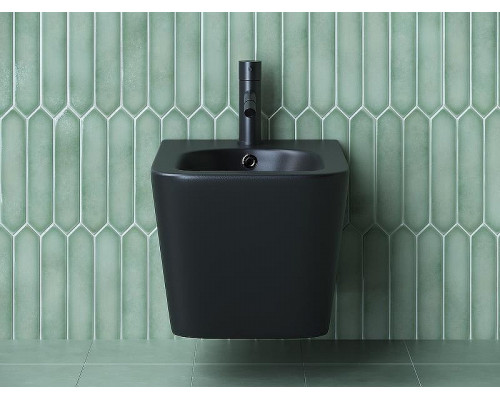 Биде Ceramicanova Metric CN3008MB подвесное Черное матовое