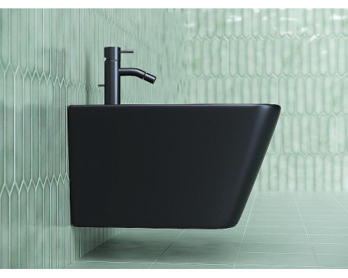 Биде Ceramicanova Metric CN3008MB подвесное Черное матовое
