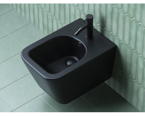 Биде Ceramicanova Metric CN3008MB подвесное Черное матовое