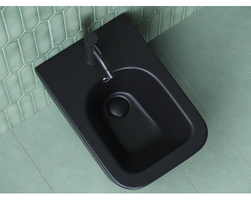 Биде Ceramicanova Metric CN3008MB подвесное Черное матовое