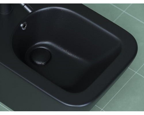 Биде Ceramicanova Metric CN3008MB подвесное Черное матовое