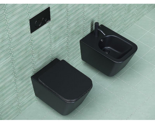 Биде Ceramicanova Metric CN3008MB подвесное Черное матовое