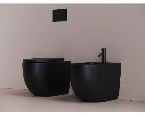Биде Ceramicanova Metropol CN4005MB Черное матовое