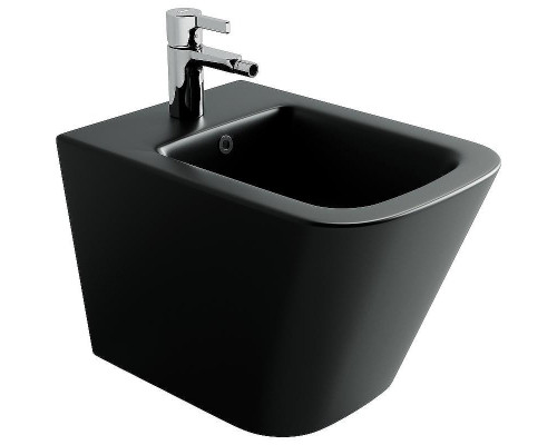 Биде Ceramicanova Union CN4010MB подвесное Черное матовое