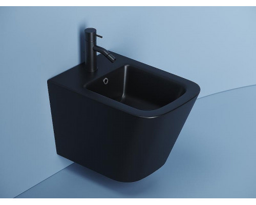 Биде Ceramicanova Union CN4010MB подвесное Черное матовое