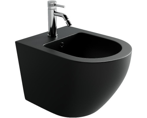 Биде Ceramicanova Uno CN11002MB подвесное Черное матовое