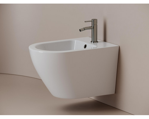 Биде Ceramicanova Вихрь (Whirl) CN11008 подвесное цвет Белый