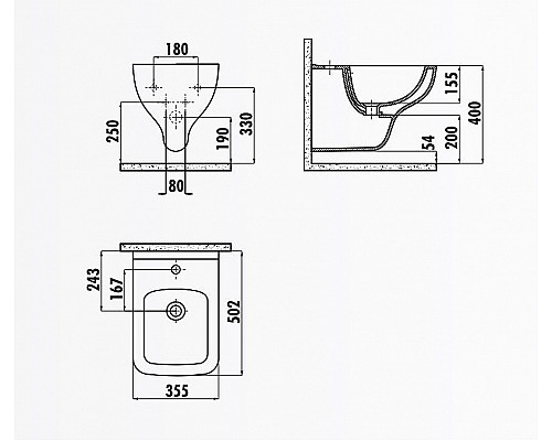 Santeh-Crystal.ru: Биде Creavit Bene BN510-00CB00E-0000 подвесное Белое Приобрести Биде Creavit Bene BN510-00CB00E-0000 подвесное Белое в магазине сантехники Santeh-Crystal.ru