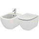 Купить Комплект биде с унитазом Ideal Standard Tesi PT457001 с сиденьем Микролифт в магазине сантехники Santeh-Crystal.ru