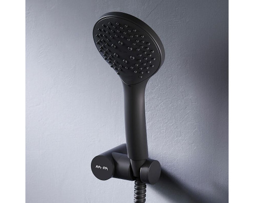 Приобрести Душевой гарнитур AM.PM Gem F0119022 Черный матовый в магазине сантехники Santeh-Crystal.ru