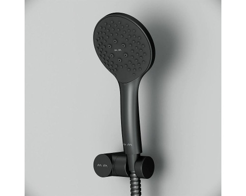 Приобрести Душевой гарнитур AM.PM Gem F0119022 Черный матовый в магазине сантехники Santeh-Crystal.ru