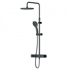 Душевая система AM.PM Inspire V2.0 F0750A422 с термостатом Черная матовая