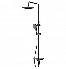 Душевая система AM.PM Like F0780222 Черная матовая