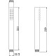Купить Ручной душ Abber AF0051B Черный матовый в магазине сантехники Santeh-Crystal.ru