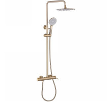 Душевая система Abber Emotion AF8816G Золото матовое