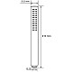 Заказать Ручной душ Aquanet AF000-14B 261832 Черный матовый в магазине сантехники Santeh-Crystal.ru