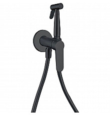 Гигиенический душ со смесителем Aquanet Passion AF300-52B Черный