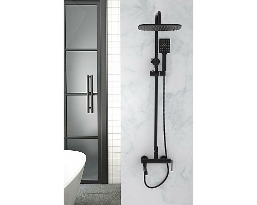 Santeh-Crystal.ru: Душевая система BelBagno Acqua ACQUA-VSCM-NERO Черный матовый Приобрести Душевая система BelBagno Acqua ACQUA-VSCM-NERO Черный матовый в магазине сантехники Santeh-Crystal.ru
