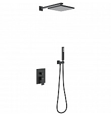 Душевая система Berges Nardis 2S Black 071002 Черная матовая