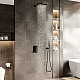 Заказать Душевая система Berges Nardis 2S Black 071002 Черная матовая в магазине сантехники Santeh-Crystal.ru