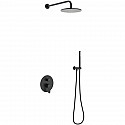 Душевая система Berges Nardis 2R Black 071004 Черная матовая Душевая система Berges Nardis 2R Black 071004 Черная матовая