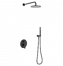 Душевая система Berges Nardis 2R Black 071004 Черная матовая
