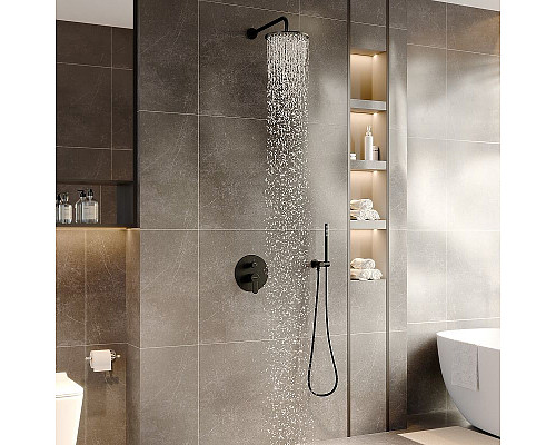 Santeh-Crystal.ru: Душевая система Berges Nardis 2R Black 071004 Черная матовая Заказать Душевая система Berges Nardis 2R Black 071004 Черная матовая в магазине сантехники Santeh-Crystal.ru