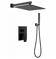 Душевая система Berges Ventas 2S Black 073002 Черная матовая