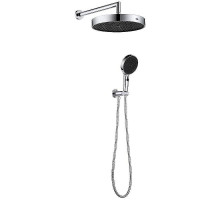 Комплект верхнего и ручного душа Boheme Cell 427-CR Хром