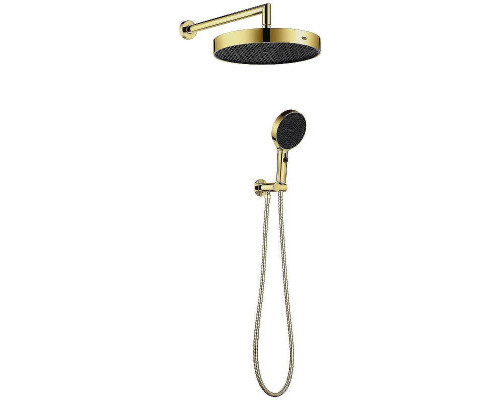 Комплект верхнего и ручного душа Boheme Cell 427-G Золото
