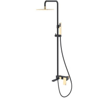 Душевая система Boheme Q 148-BG.2 Черная Золото