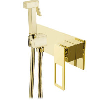 Гигиенический душ со смесителем Boheme Q 147-GG Золото