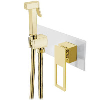 Гигиенический душ со смесителем Boheme Q 147-WG Белый Золото